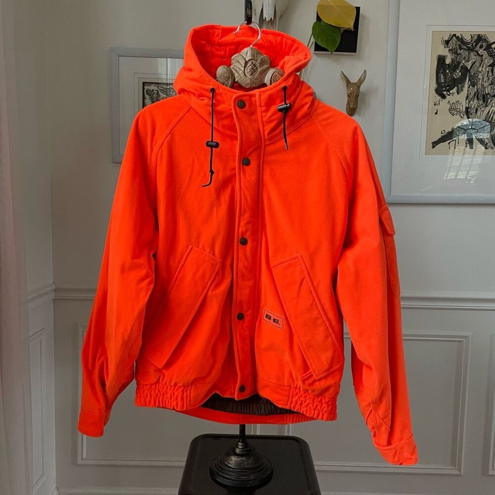 Gamehide Hush Hide Blaze Orange Waist Length Hunting Coat M